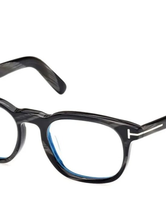 Tom Ford Other - TOM FORD TF5930-D-B 063 BLACK HORN BLUE BLOCK LENS AUTHENTIC EYEGLASSES FRAME